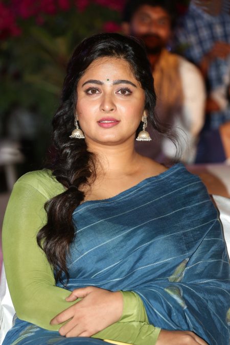 South Actress Anushka Shetty New Beautiful Stills at Awe Pre Release ...